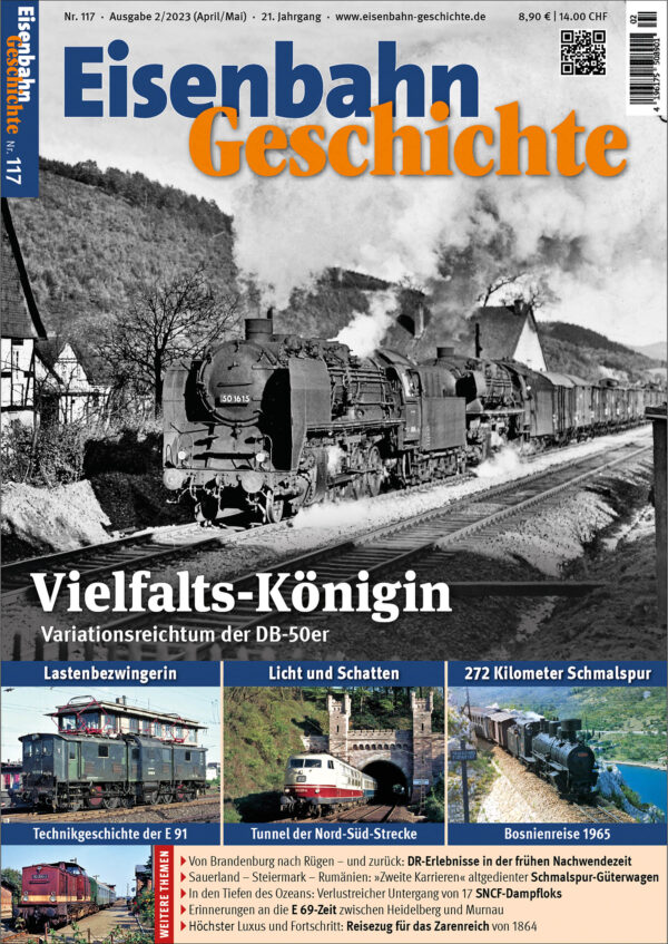 Titelseite Eisenbahn Geschichte 117