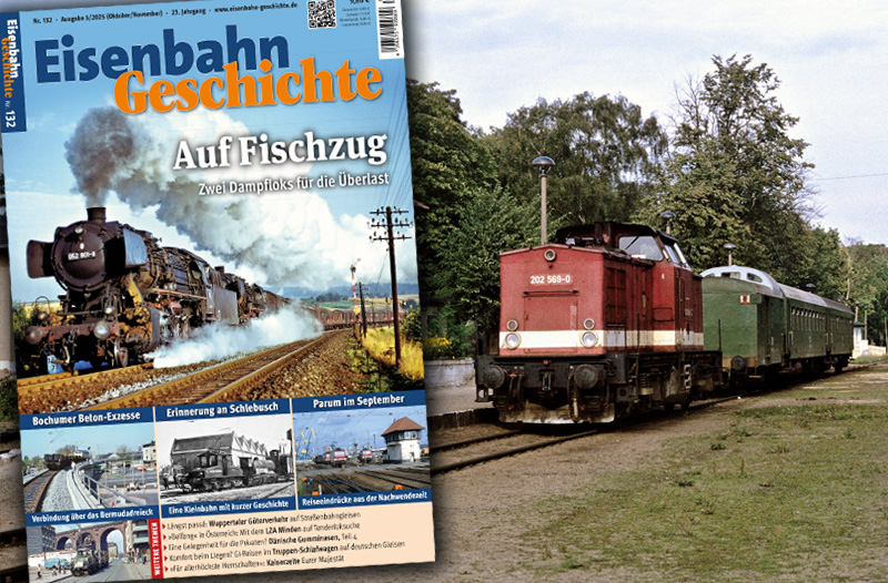 »Eisenbahn Geschichte« 132 ab 26. September erhältlich
